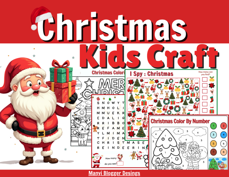 Bring Christmas Cheer to Your Classroom with Our Craft Bundle!